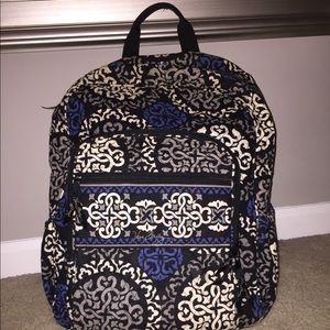 Vera Bradley Campus Backpack in Canterbury Cobalt